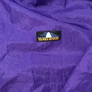 Vintage 90s Sierra Designs blue purple teal windbreaker ski jacket size M thumbnail 2