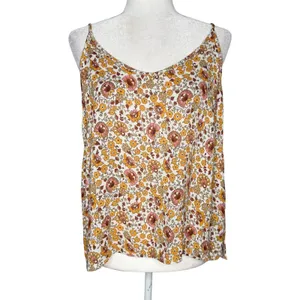 Cynthia Rowley Top Midi Skirt Set L Floral Matching Outfit‎ Peasant Cottage Boho thumbnail 3