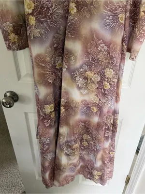 Vintage Handmade Long Sleeve Maxi Dress Size Small/ Medium thumbnail 7