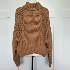 Free People My Only Sunshine Chunky Knit Sweater Large thumbnail 3