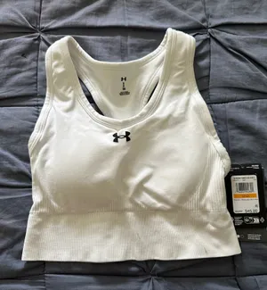 Under Armour Sports Bra White thumbnail 1