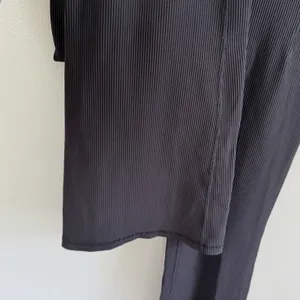 Athleta Salutation Stash Ribbed Flare Size Small‎ Tall Black High Rise Pockets thumbnail 5