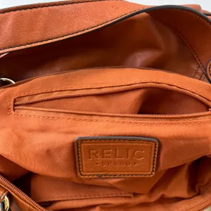 Relic Y2K Cognac Crossbody Satchel Bag Boho Indie Sleaze 70 Inspire Faux Leather thumbnail 13