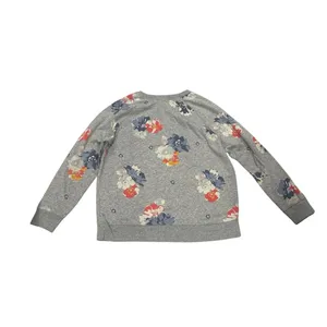 Old Navy Floral Crewneck Sweatshirt Size Large Botanical Boho Loungewear thumbnail 2