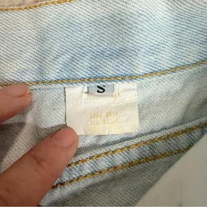 Vintage Paris Blues Womens S Light‎ Blue whimsical Jean Shorts Floral Rosettes thumbnail 10