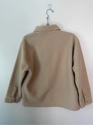 J.Crew Bouclé Shirt Jacket Sandstone Tan NWT Medium thumbnail 5