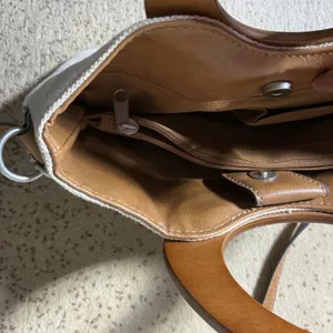 Relic Brand Zebra Tropical Leaf Canvas Handbag Wood Handle Crossbody RLH8120‎ thumbnail 4
