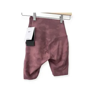 Nike Universa Women's High-Waisted 8" Camo Biker Shorts with Pockets XS thumbnail 7