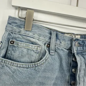 Free People Boho Shorts Size 27 Distressed Button Fly Summer Festival thumbnail 4