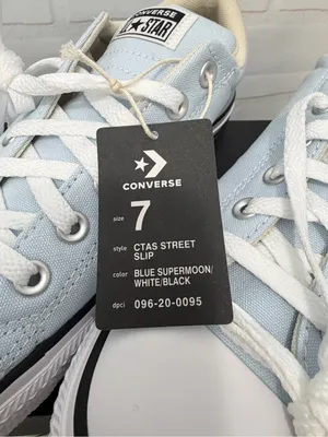 Converse Adult Street Ox Low Sneakers M7/W9 Blue Supermoon NIB thumbnail 6
