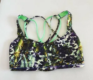 Lululemon Free To Be Wild Floral Sport White Multi / Pistachio Size 4 thumbnail 1