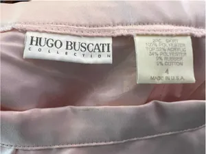 Hugo Buscati Vintage 90s Pink Sequin Prom Set Iridescent Tube Top Maxi Skirt Fairy Y2K thumbnail 3