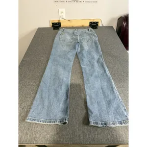 Michael Kors Women's Bootcut Light Wash Blue Denim Jeans Stretch Mid Rise Sz 6 thumbnail 15