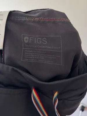 Figs Pride Zola Skinny Scrub Pants Charcoal Rainbow thumbnail 6