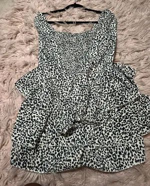 black & white romper Size L thumbnail 1