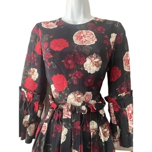 Mother Of Pearl silk Floral Dress thumbnail 6
