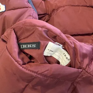 IKKS Reversible Puffer Vest Navy Blue Burgundy Flying Without Wings B-003 Womens thumbnail 7