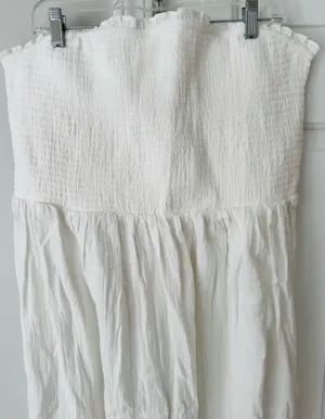 Anthropologie The Marisol Smocked Gauze Maxi Dress, Size XL thumbnail 6