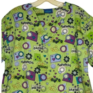 Carol's Scrubs‎ Shirt Green Size L thumbnail 4