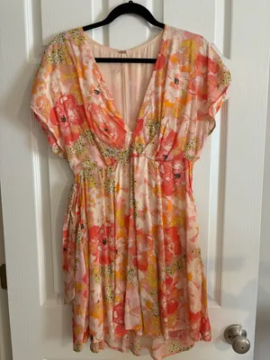 Free People Floral Sundress thumbnail 1