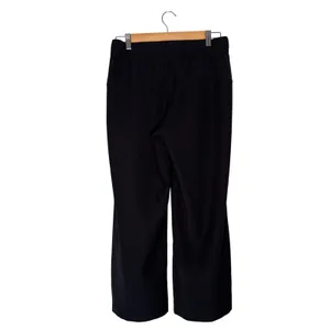 Lululemon On the Fly Wide Leg Pant Women 6 Black Excellent Drawstring‎ High Rise thumbnail 3