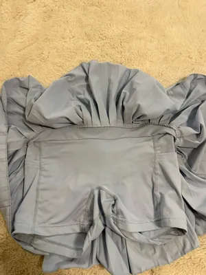 Light Blue Gold Hinge Tennis Skirt thumbnail 5