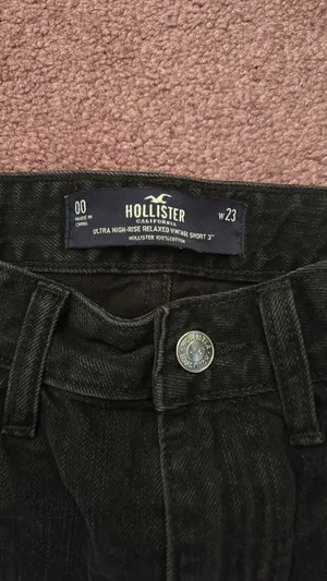 Hollister Black Jean Shorts thumbnail 2