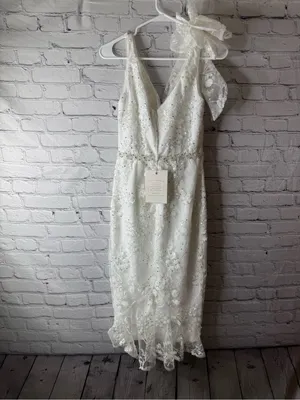 NWT Mac Duggal white lace thumbnail 4