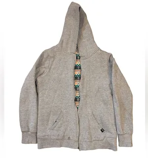Vintage Oakley Hooded Full Zip Womens Size XL Reversible Jacket Coat Gray GUC thumbnail 1