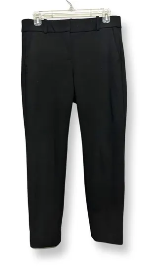 J Crew Womens Career Dress Pants Black Flat Front Skinny Stretch Pockets 6 thumbnail 1