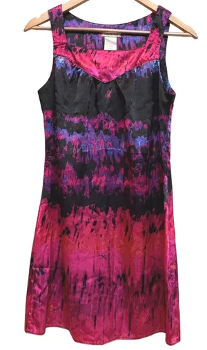 Baby‎ Phat Dress Tie Dye Sleeveless Party Cocktail Dress S Y2K Logo thumbnail 1