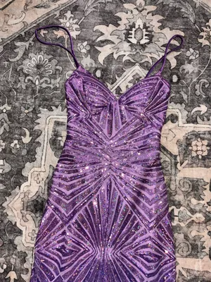 City Triangles Purple Prom Dress thumbnail 2