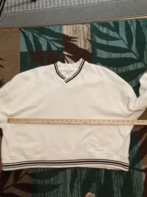 Free People Movement Cropped Pullover V Notch Ribbed Collar Oversized Womens thumbnail 8
