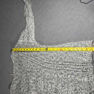 Free People Womans Small $95 Cable Knit Sweater Gray pegasus west end Pullover thumbnail 8