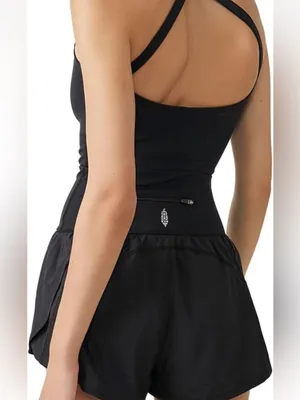 Free People Movement Righteous Women's Black Runsie New size large thumbnail 2
