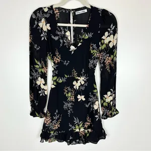 Reformation Elenor Floral Mini Dress thumbnail 5