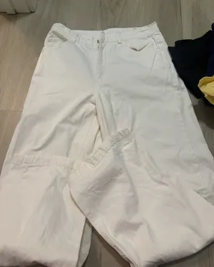 ZARA White Jeans Straight High-Rise thumbnail 1