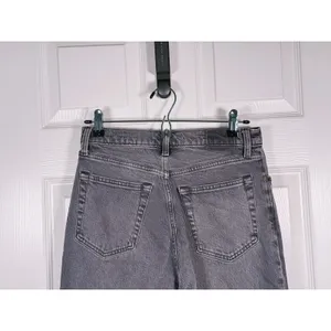 Abercrombie 90s Straight Ultra High Rise Jeans Size 27 (4) Gray Y2K Retro Casual thumbnail 6