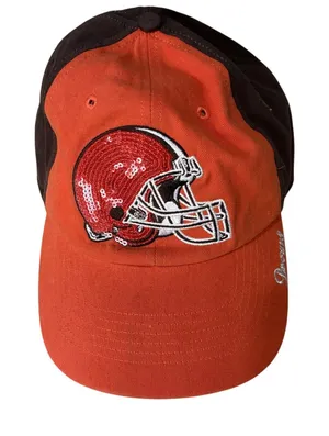 Cleveland Browns Womens Hat Sequin Sparkle Adjustable Hat '47 Fourty Seven thumbnail 1