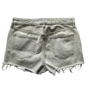 Pacsun Denim Distressed Cotton 4‎ Button Front Mid Rise Shorts Size 28 thumbnail 3