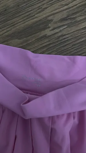 Aerie Pink Pleated Skirt OFFLINE by thumbnail 2