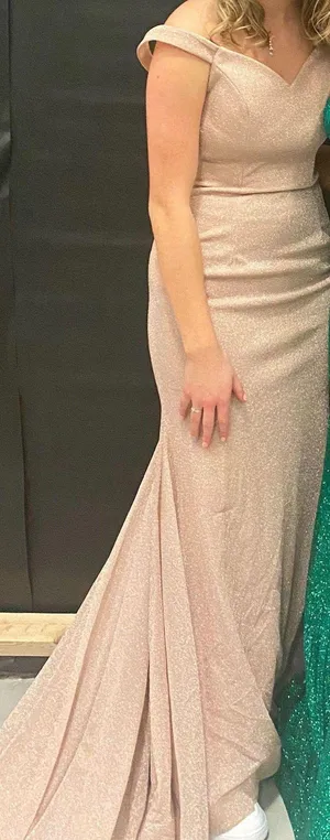 blush pink prom/formal dress Size 4 thumbnail 2