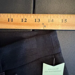 NWT Anthropologie Elevenses Black "Brighton" Flare Trousers, MSRP $118, Size 4 thumbnail 7
