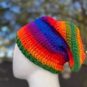 Hemp Leaf Mary‎ Jane Slouchy Hat Fleece Lined thumbnail 7