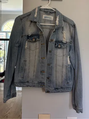 Lizard Thicket Light Blue Jean Jacket thumbnail 1