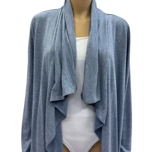 a.n.a Long Sleeve Open Drape Cascade Front Knit Cardigan Sweater Womens Medium thumbnail 3