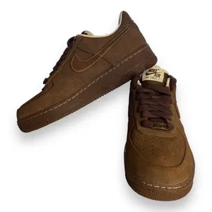 Nike Womens Air Force 1 Low Cacao‎ Wow Size 9.5 FQ8901-259 thumbnail 4