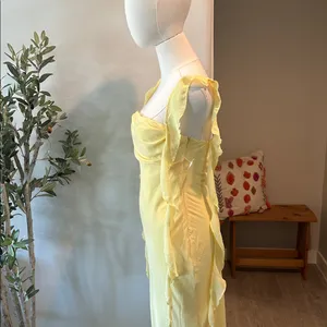 Princess Polly Lanai Maxi Dress Lemon New! thumbnail 8