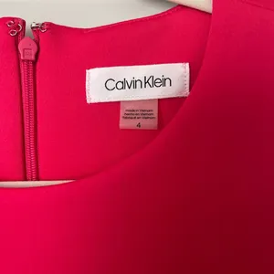 Calvin Klein Women's Colorblock Dress - Pink, White, and Navy; Business Casual thumbnail 3