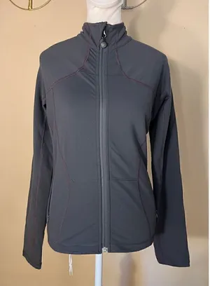 Lululemon Charcoal Gray and Pink Shape Jacket Size 6 thumbnail 1